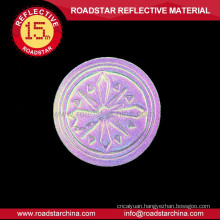 Colorful brilliant reflector leather for jeans
